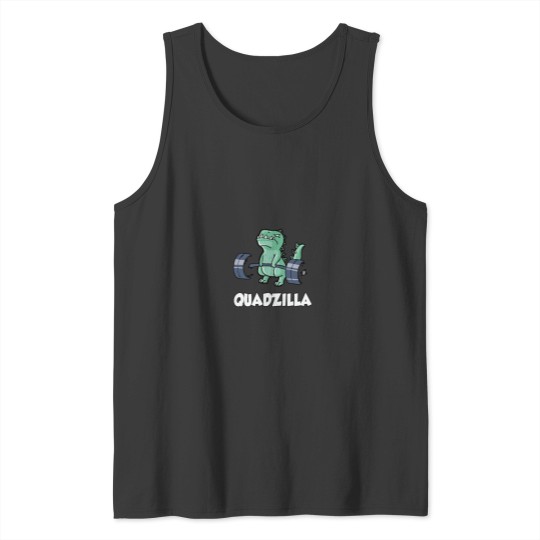Discover Quadzilla Dino Dinosaur Lifting Gym Training Gift Tank Tops