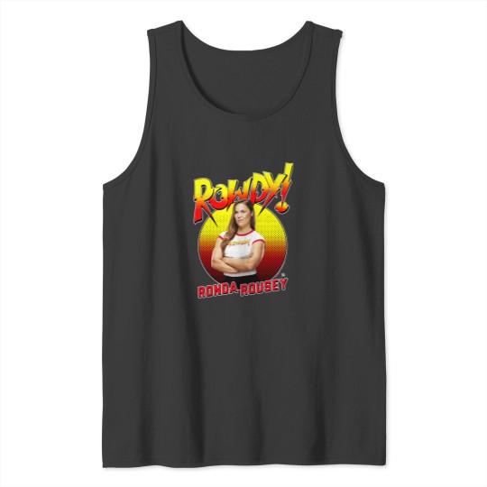 Discover Wrestling Entertainment Rowdy Ronda Rousey Gradient Outline Gift Tank Tops
