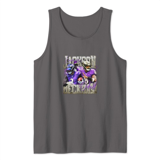 Discover Lamar Jackson OBJ Odell Beckham Jr Baltimore Football Tank Tops, Ravens Football Tank Tops