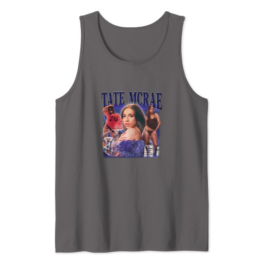 Discover Tate Mcrae Tank Tops, Vintage Music Tank Tops