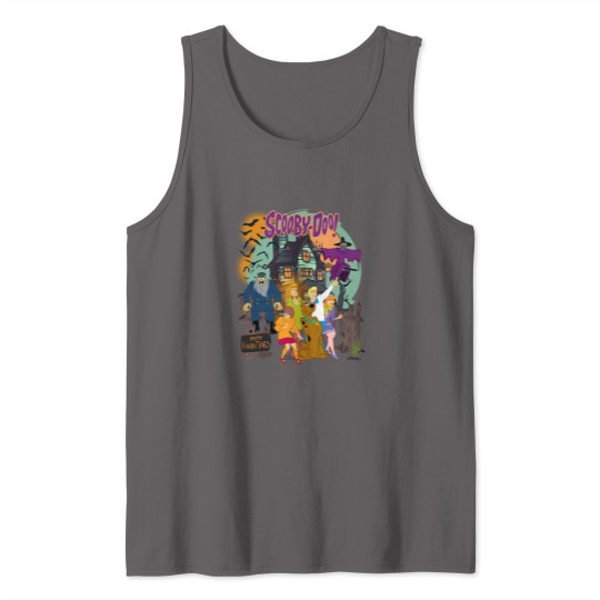 Discover Vintage Spooky Scooby-Doo Tank Tops: Haunted House