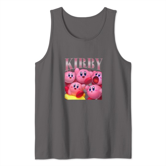 Discover Vintage Kirby Tank Top - Fun and Playful Design