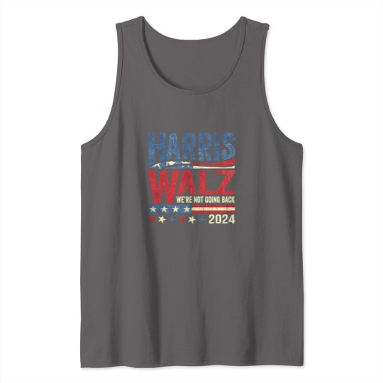 Discover Harris Walz, we're not going back - Were Not Going Back - Tank Tops