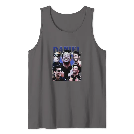 Discover Daniel Ricciardo Vintage Tank Tops, Gift For Woman and Man Unisex Tank Tops