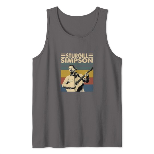 Discover Sturgill Simpson Retro Vintage Unisex Tank Tops, Sturgill Simpson Music Tank Tops