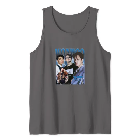 Discover Limited Wonwoo Vintage Tank Tops, Seventeen Tank Tops