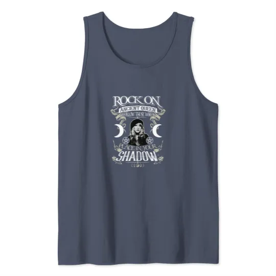 Discover VTG Stevie Nicks Tank Tops Black Short Sleeve All Sizes S-5XL
