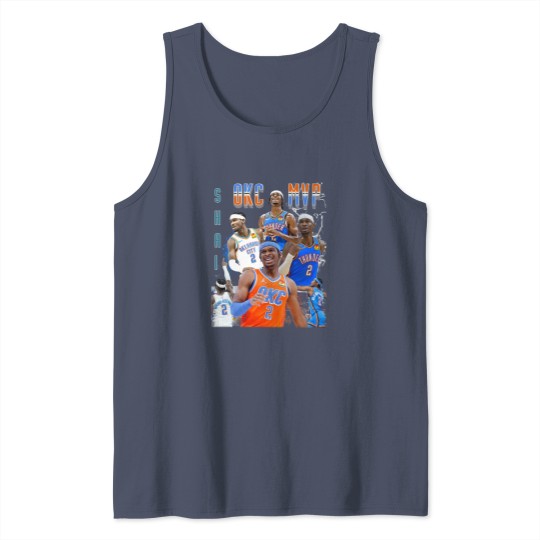 Discover OKC thunder Tank Tops SGA Thunder Shai Gilgeous Alexander Tank Tops
