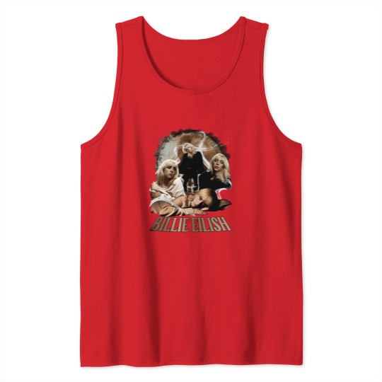 Discover Billie Eilish Tank Tops || Billie Eilish 90s Bootleg Style