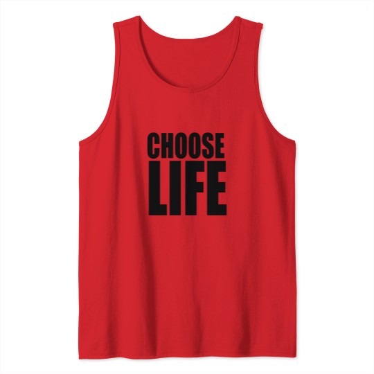 Discover George Michael Choose Life Tank Tops, 80s Slogan Tank Tops, Celebrity Retro Vintage Tank Tops