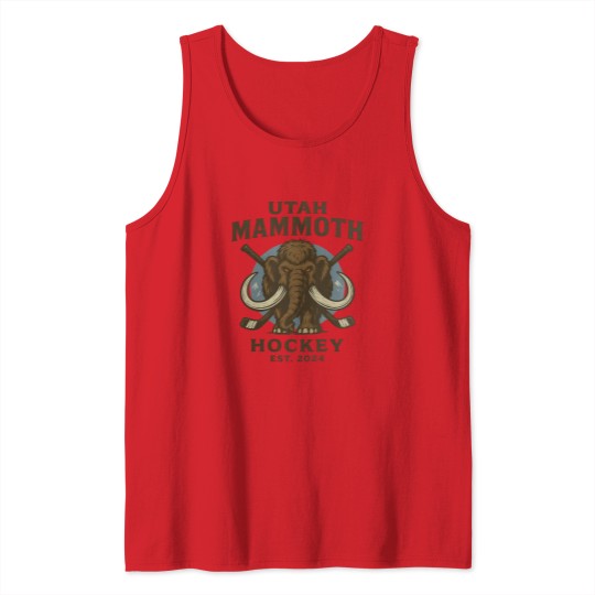 Discover Utah Mammoth Hockey Tank Tops, Utah Mammoth Tank Tops, Unisex Sports Tank Tops