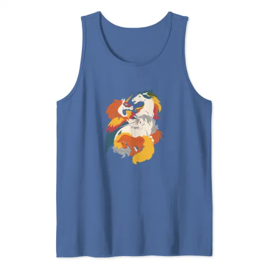 Discover Four Horses of the Nostalgialypse - Unicorn - Tank Tops
