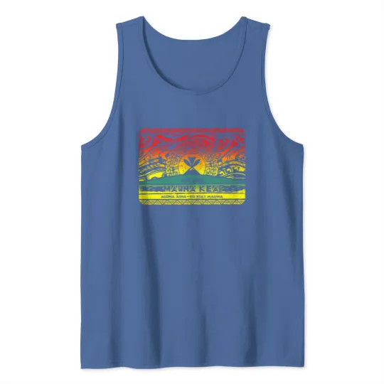 Discover Mauna Kea: aloha aina ku kia’i mauna nizho design - Nizho - Tank Tops