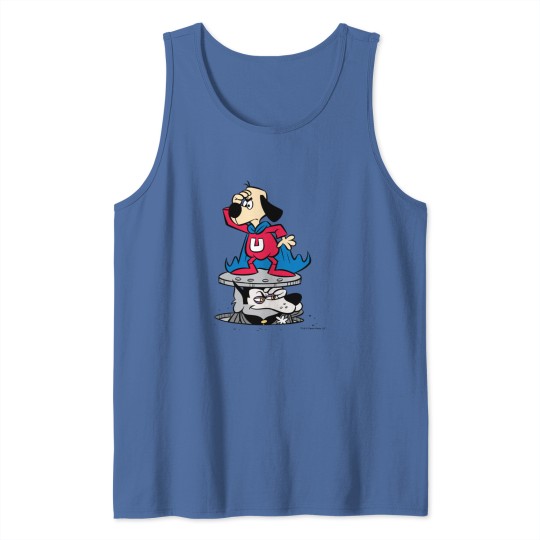 Discover Underdog | Underdog & Riff Raff On Look-Out Baseball Caps Tank Tops