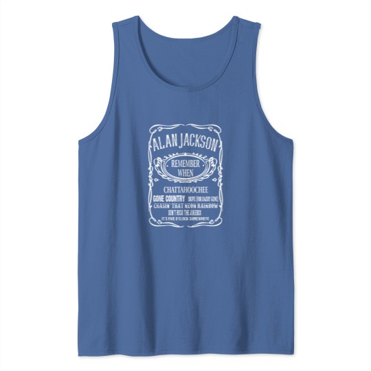 Discover Remembers When Alan Arts Jacksons Est.1958 Outlaws Musician Tank Top