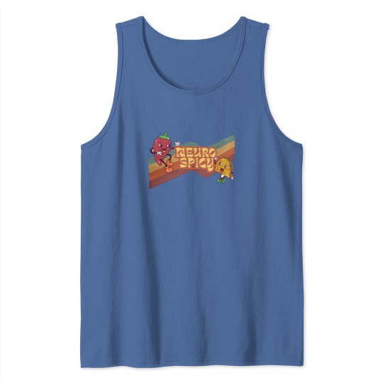 Discover Neuro Spicy Tank Tops | Handmade Funny ADHD Tank Tops | Retro-Style Unisex Tank Tops