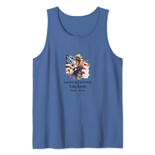 Discover Toby Keith American soldier Tank Tops