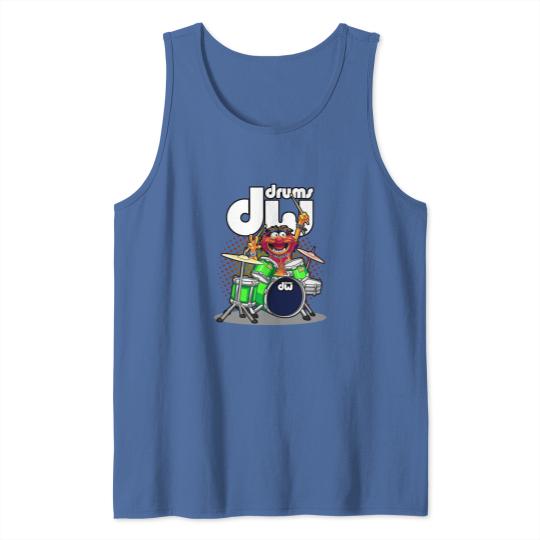 Discover ANIMAL DRUMMER DW GREEN DRUMS Classic Tank Tops