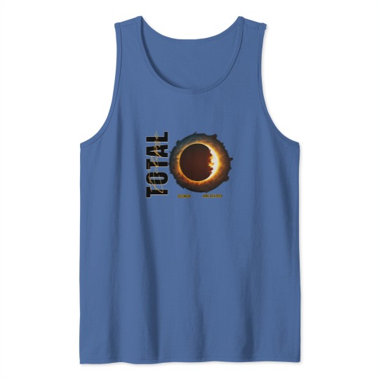 Discover Custom Total Solar Eclipse April 2024 Tank Tops, America Totality Eclipse 2024