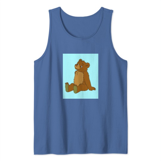 Discover Little Bear sitting fan art Premium Matte Vertical Poster Tank Tops