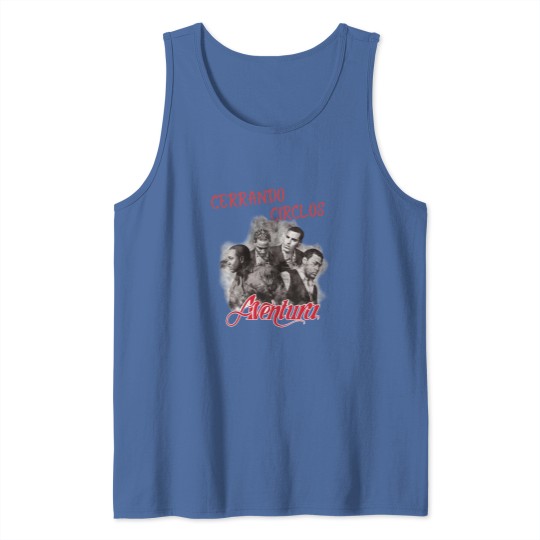 Discover Aventura Cerrando Ciclos 2024,Aventura Album Tank Tops, God's Project Album Tank Tops