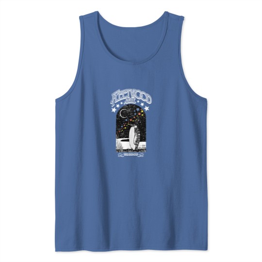 Discover Fleetwood Mac Penguin Portrait, Tour 2018-2019 White Tank Tops