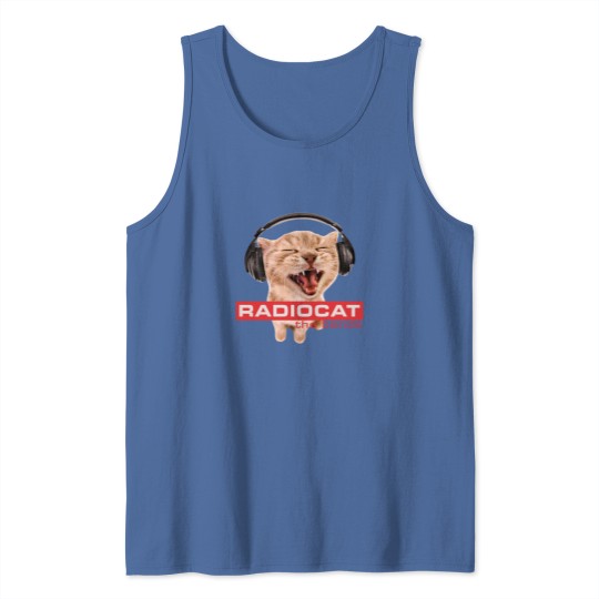 Discover RadioCat Tank Top, Meme Cat Design Inspired by Radiohead