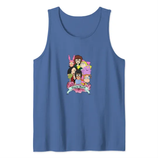 Discover Rule the Cool: 90's Girls Rule Cartoon Tank Tops