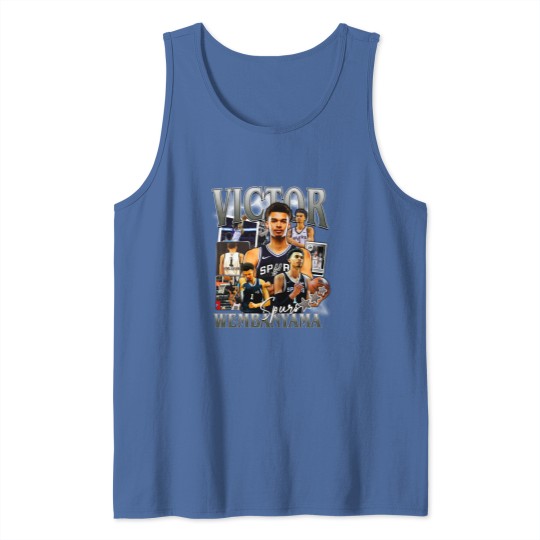 Discover Victor Wembanyama San Antonio Basketball Tank Tops