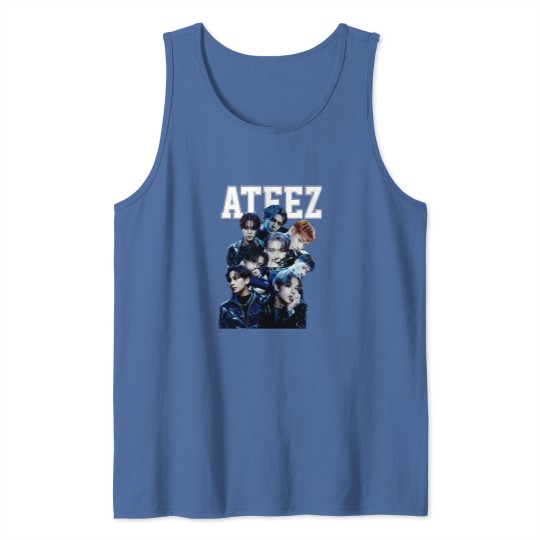 Discover Ateez Vintage Tank Tops, Ateez Tank Tops,Ateez Break The Wall Tank Tops