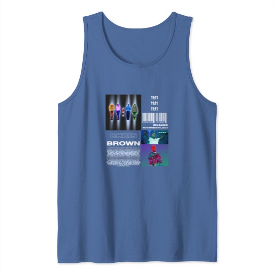 Discover Vintage Chris Brown 11:11 Tour Tank Tops, Chr!s Br0wn 2024 Tour