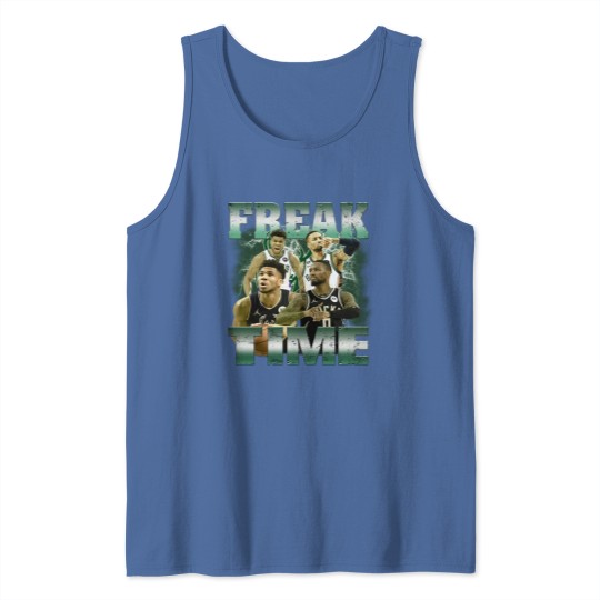 Discover Damian Lillard Tank Tops, Bucks Freak Time Tank Tops