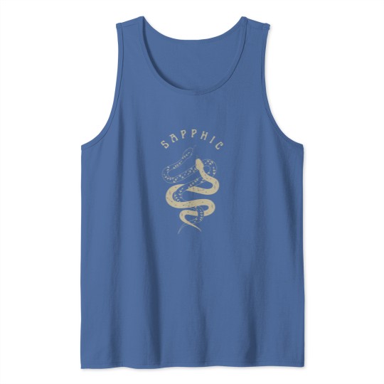 Discover Sapphic Tank Tops, Mystical Sapphic Snakes, Boho Celestial