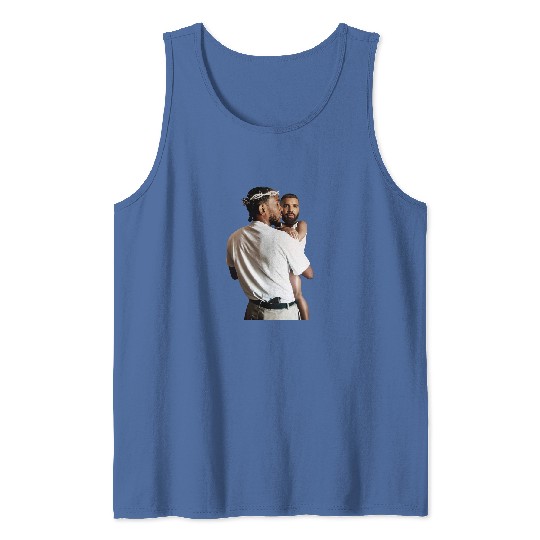 Discover Kendrick Lamar Holding Baby Drake Unisex Cotton Tank Tops
