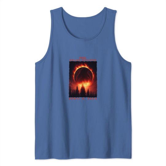Discover 2024 Eclipse Total Solar Eclipse 2024 Unisex Tank Tops