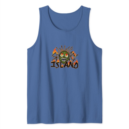 Discover Spooky Island Scooby Doo Collage Unisex Tank Tops, Spooky Island