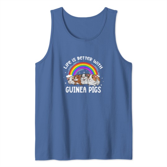 Discover Guinea Pig Life Is Better With Guinea Pigs Rodent Pet Kawaii Tank Tops