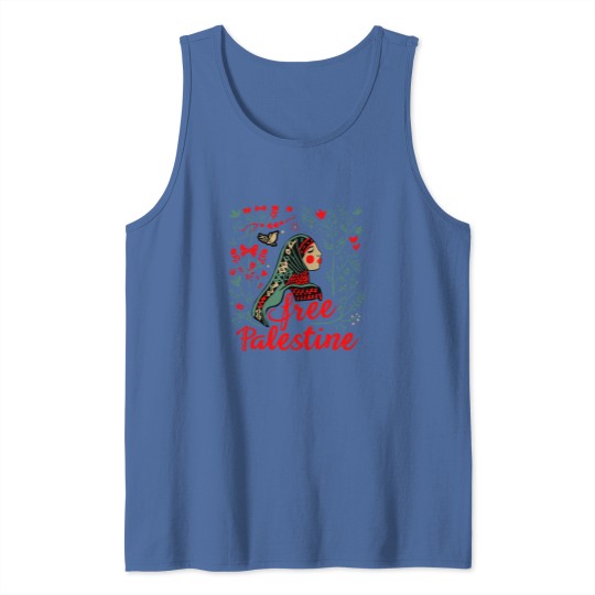 Discover Free Palestine Unisex Tank Tops