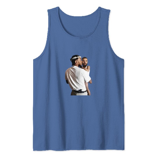 Discover Kendrick Lamar Holding Baby Drake Tank Tops, Kendrick Lamar vs Drake Rap