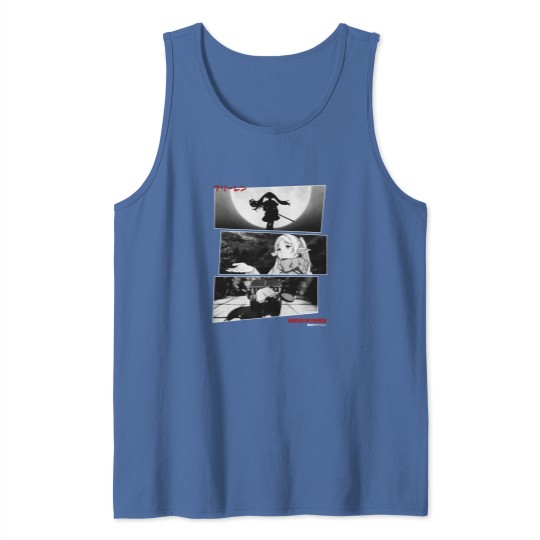 Discover Sousou No Frieren Frieren Halftone Design Tank Tops