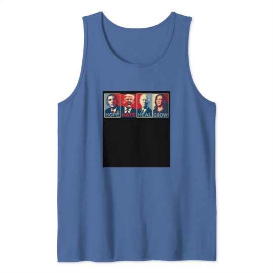 Discover Hope Hate Heal Grow Harris 2024 Tank Tops