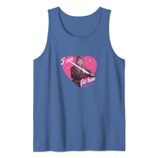 Discover I Can Fix Him (No Really I Can) Anakin Tank Tops, Skywalker Tank Tops