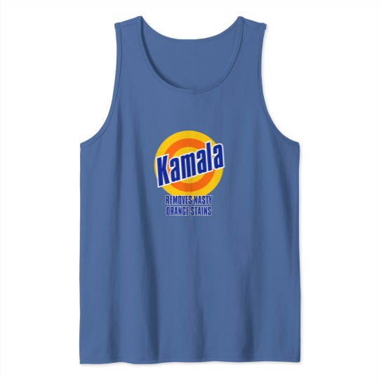 Discover Kamala "Removes Nasty Orange Stains" DTG 190gsm Men's Tank Tops