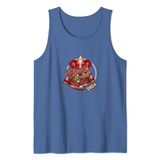 Discover Delta Chucks and Pearls Tank Tops