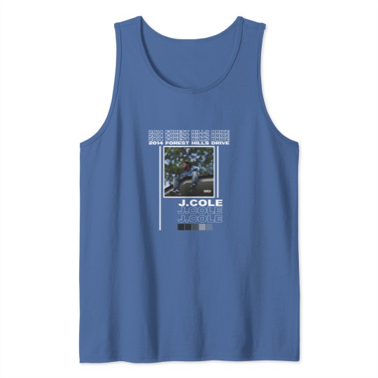 Discover J. Cole album cover Tank Tops, 2014 forest hills drive album cover Tank Tops,