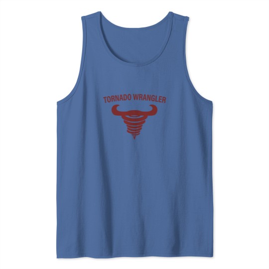Discover Tornado Wrangler Tank Tops Tornadeo Twisters Storm Chaser Merch Tank Tops