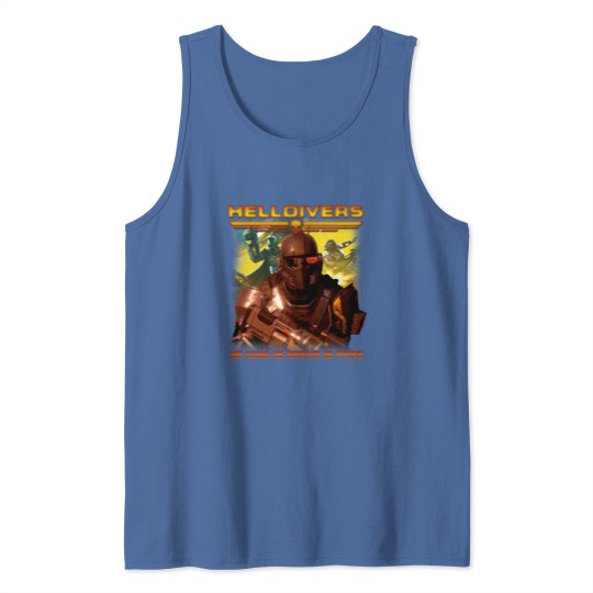Discover Helldivers Vintage 90s Tank Tops, Helldivers 2 Tank Tops, Helldivers Vintage Tank Tops