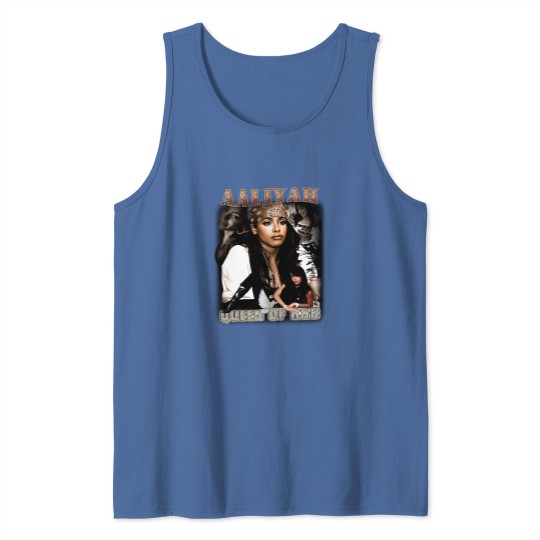 Discover Aaliyah Queen Of R&B Tank Tops