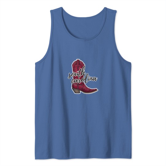 Discover University of South Carolina cowboy boot 1 Tank Tops