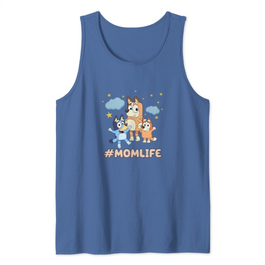 Discover Mom Life Tank Tops featuring BlueyDad & Family